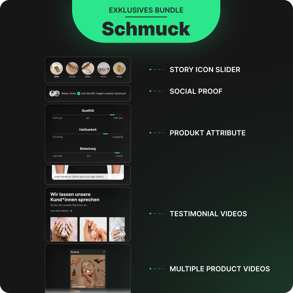 Bundle für Schmuck-Shops