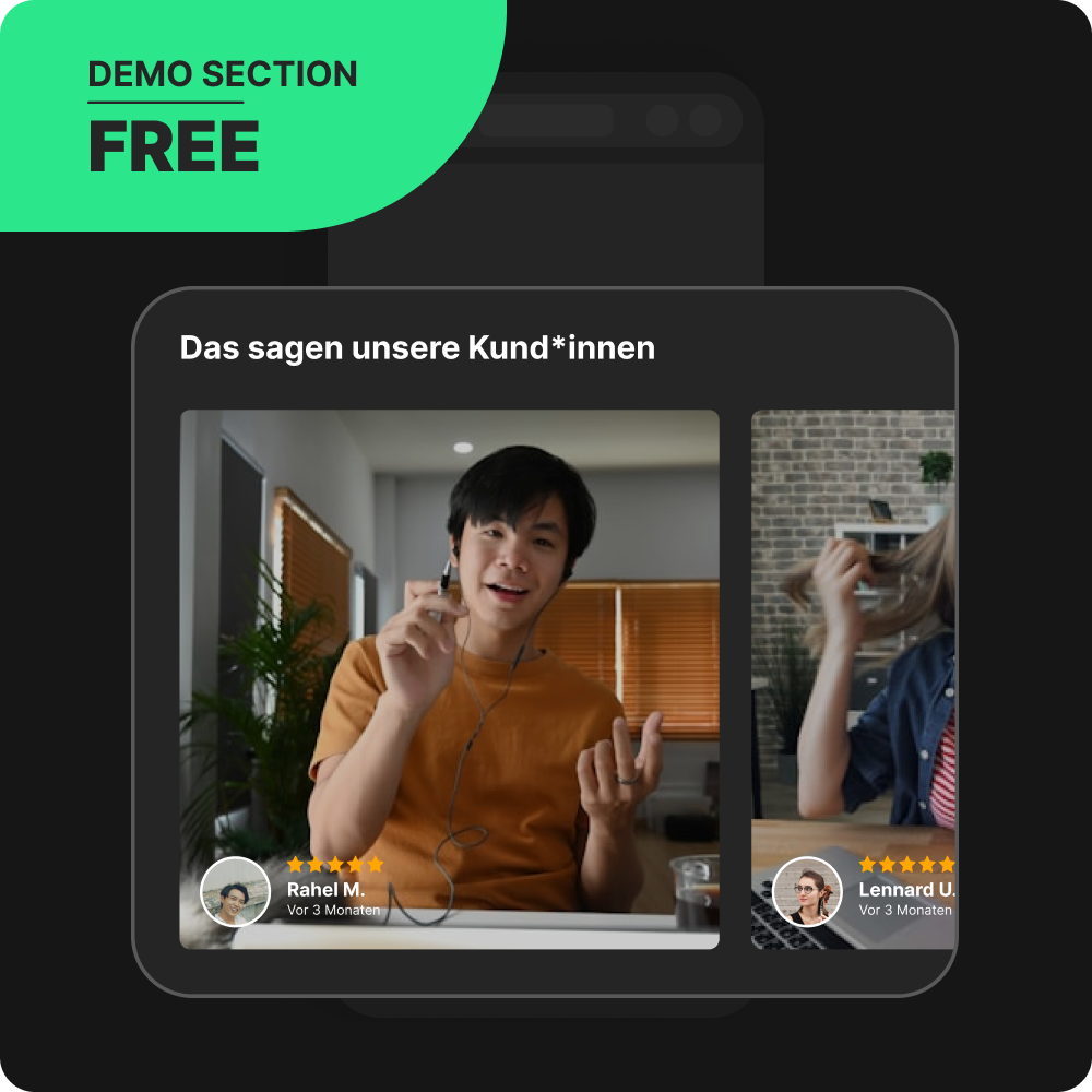 Kostenlose Test Section (UGC Section)