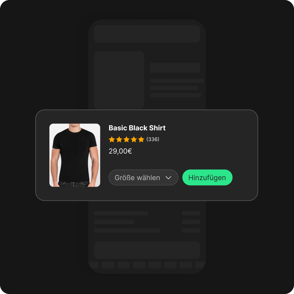 Up-/Cross-Selling im Warenkorb