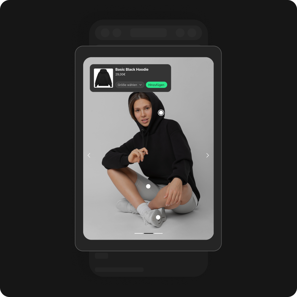 Cross-Sale im Produktbild