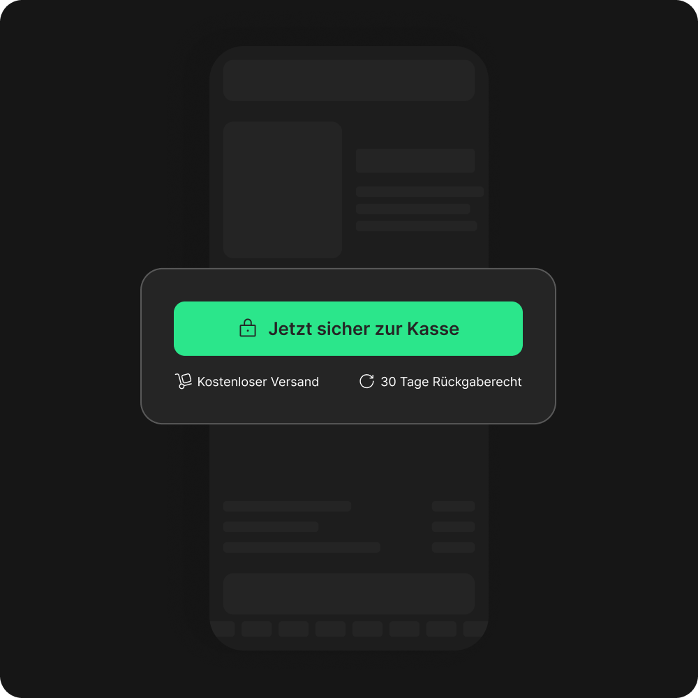 Store Benefits im Cart